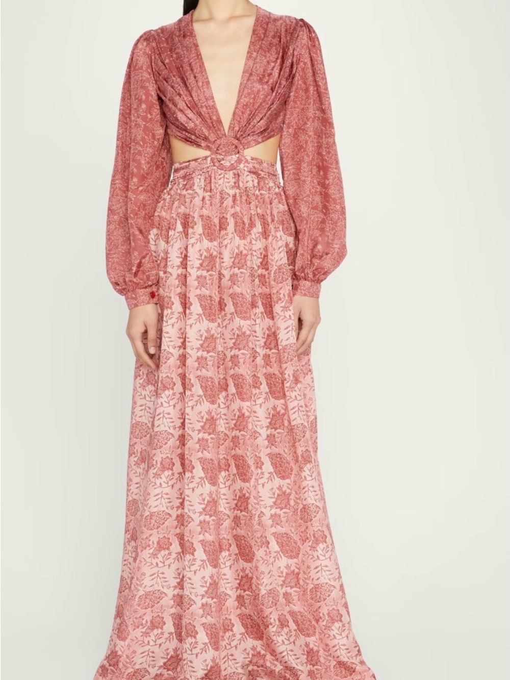 HANNAH ARTWEAR
Rio Cutout-Waist Open-Back Silk Dress